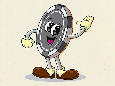 Mascot design branding cartoon character design illustration logo mascot rubber hose t shirt ui