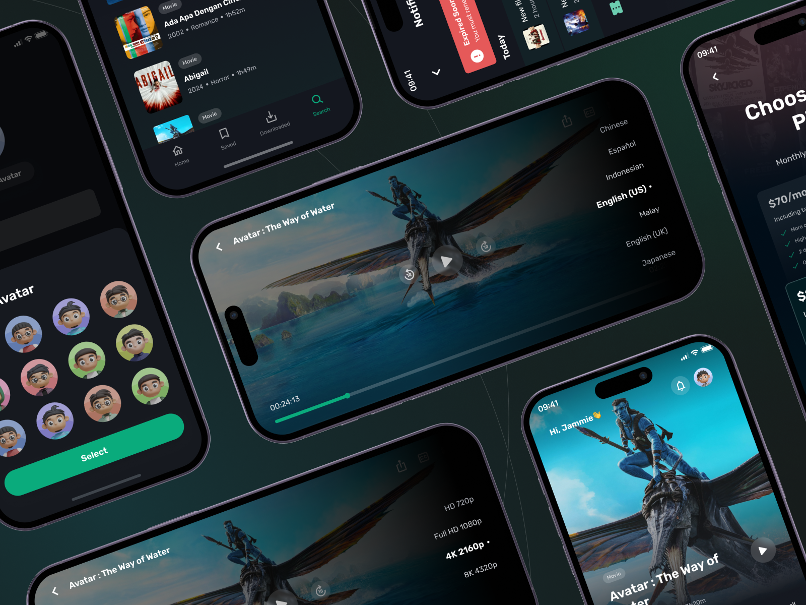 Example of Modern Mobile App UI/UX Design