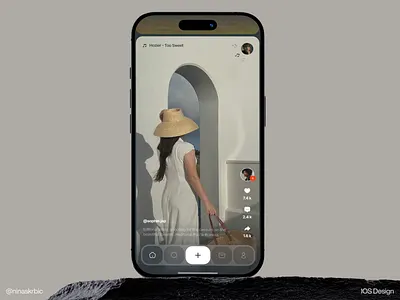 Social Media - Mobile app app blog communication design ios mobile post profile reels saas shorts social social media social network startup tiktok ui user experince user interface ux