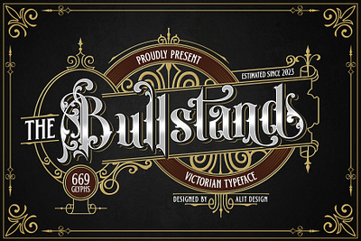 Bull Stand Typeface design font fonts letteing typeface