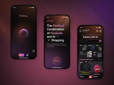 AI Powered Fashion App Design ai fashion app ai power app ai shopping app ai shopping experience app design design ecommerce app ecommerce design fashion app focotik ios app mobile app design mobile ecommerce modern ecommerce online shopping retail app design ui ui design ui ux design