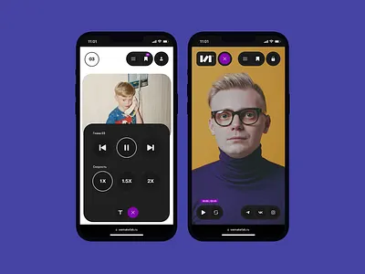 Egor Ivanov adaptive book branding design dprofile flat illustration minimal player portfolio reader typography ui ui design ux ux design violet web website writer