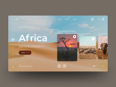 A_Land | Web Design branding design graphic design illustration logo ui ux web web design