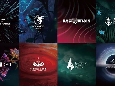 Game studios brand design art direction branding guideline logo