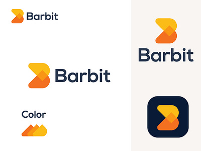 Barbit logo design b b letter b letter logo b logo branding creativecrews design graphic design illustration lettermark lettermark design lettermark logo logo logo b logo design logo identity logos ui ux vector