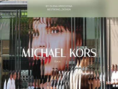 Website for the Michael Kors brand | BAGS adaptive web design animation app bags branding landing page michael kors mobile design typography ui user flow user interface design ux web design website