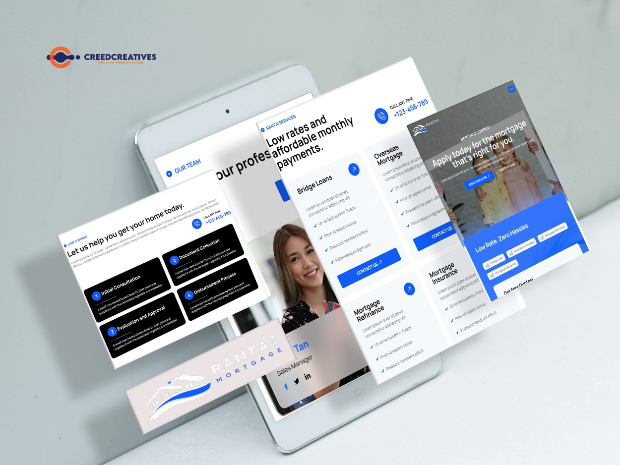 Seamless Mortgage Solutions, Designed for You agencycreatives design illustration ui uiux userinterface webdesign webdevelopment website