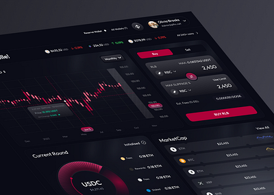 Xfolio - Crypto Dashboard Design application crypto application crypto dashboard crypto exchange dashboard design dashboard ui dex exchange exchange dashboard staking swap trade dashboard trading