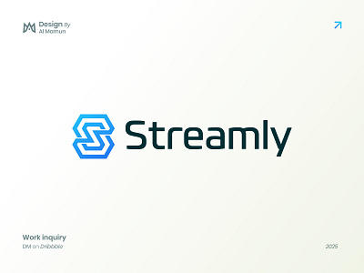 Letter S, Streaming, Online Gaming Logo branding creative logo game streaming gaming gaming logo letter mark letter s logo logo logo design logo designer logo icon logo type modern logo online streaming logo streamly symbol tech logo webapp logo