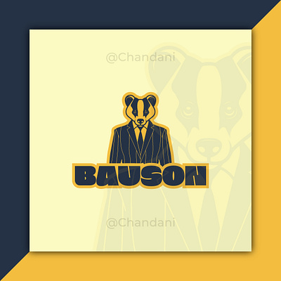 BAUSON logo graphic design logo