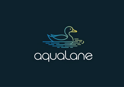 Aqualane Branding branding design graphic design illustration logo typography vector