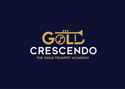 Gold Crescendo Branding branding design graphic design illustration logo typography vector