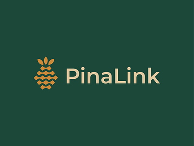 pinalink ai driven analytic branding business connected data data logo growth insight intelligence interconnected logo nodes pineapple smart warmth