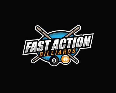 Modern Billiards Sports Logo tournament