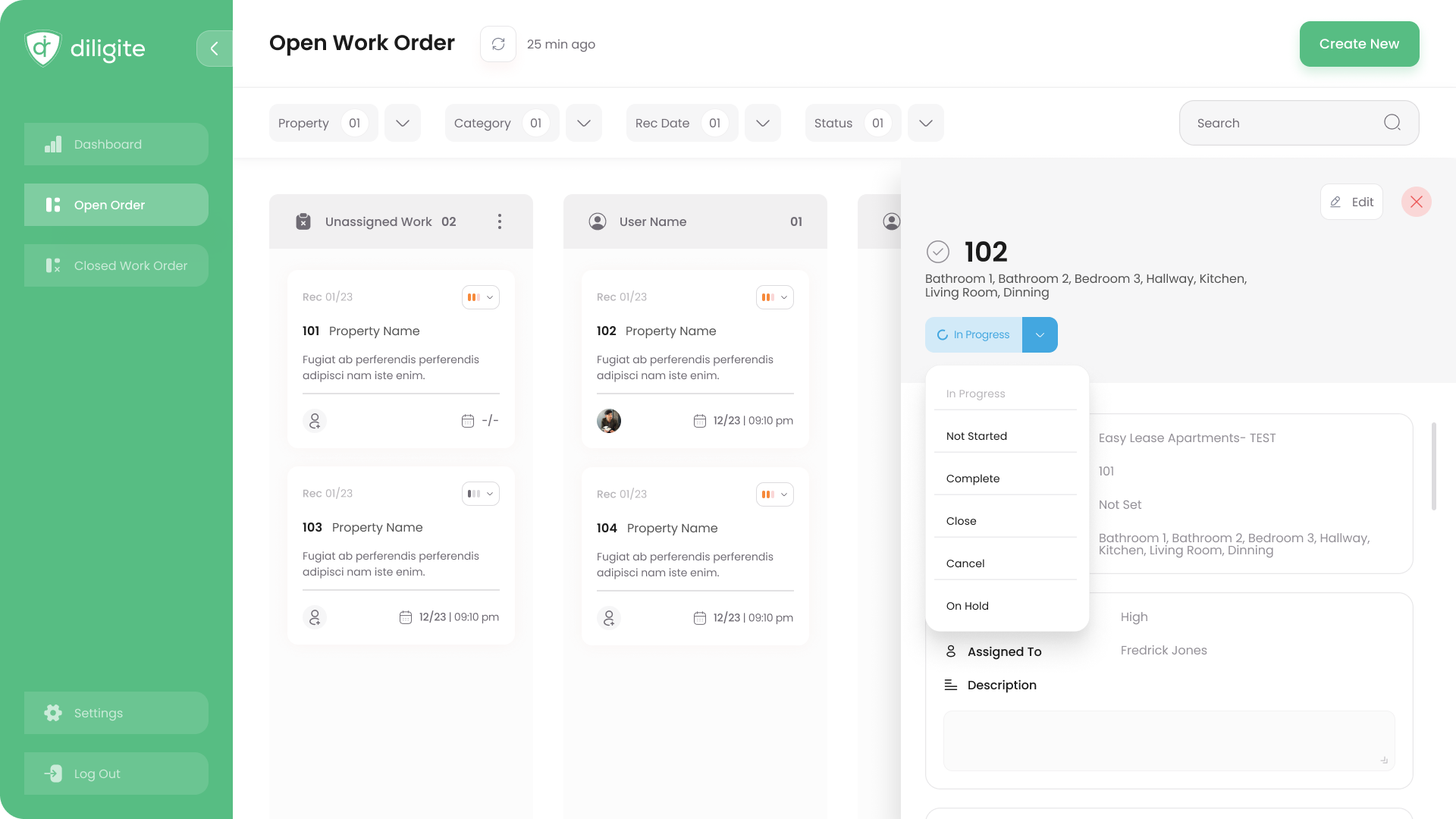 Example of Dashboard Design