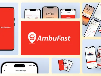 AmbuFast - Partner App ambulance ambulance app ambulance service ambulance services app design medical app design real time location real time location show