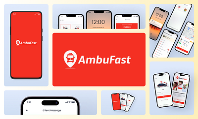 AmbuFast - Partner App ambulance ambulance app ambulance service ambulance services app design medical app design real time location real time location show