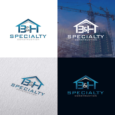 Specialty Construction Logo branding design graphic design illustration logo typography vector