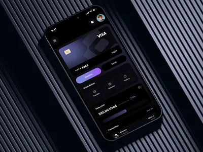 Fintech Wallet App app app design credit card finance finance app fintech fintech app ios app mobile app money transfer ui ux wallet wallet app