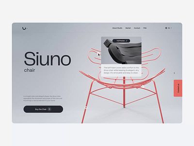 Minimalist Chair Showcase – Elegant E-Commerce Design bestwebdesign bestwebsite brandidentity creativedirection designinspiration designmatters digitalexperience ecommercedesign figmadesign minimaldesign onlineshopping productpage shopifydesign sustainabledesign ui userexperience ux uxdesign webesign webflow