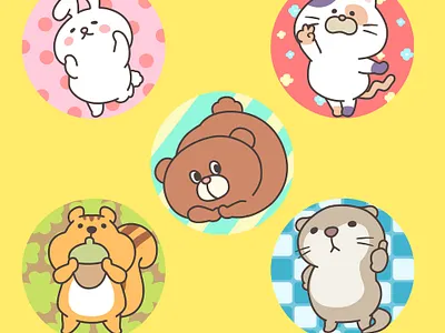 pop illust_01 animal character design cute cute art cute illustration design illustration kawaii pop