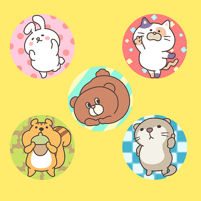 pop illust_01 animal character design cute cute art cute illustration design illustration kawaii pop