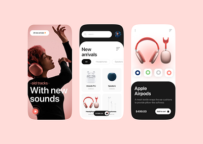 AudioSphere: A Seamless Shopping Experience for Audiophiles 3d animation branding ecommerce graphic design logo motion graphics ui ux visual