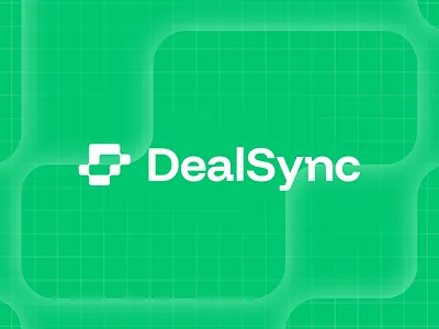 DealSync – Logo for a CRM Platform brand brand visual branding crm graphic design logo logobook saas visual identity