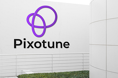 Pixotune Logo Design. branding design freelancing graphic design illustration logo ui uiux website