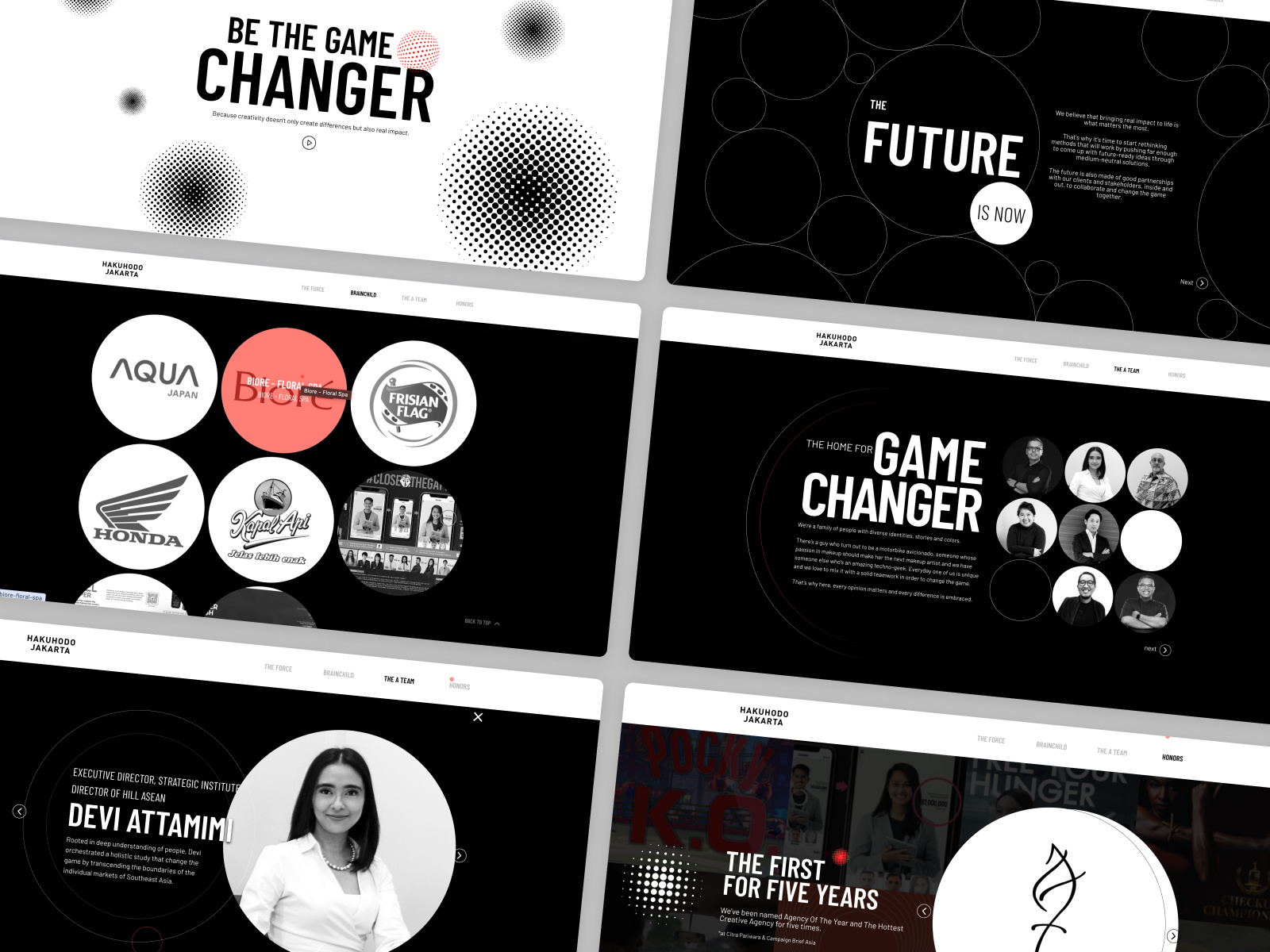 Example of Interactive Website Design 