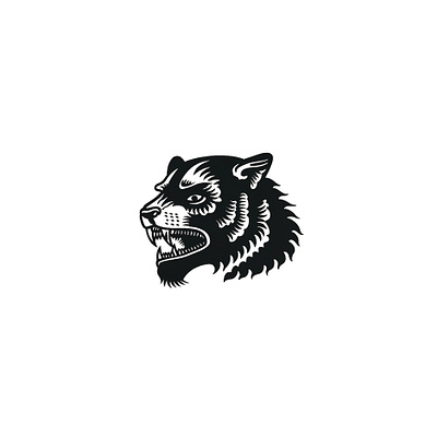 tiger illustration black design graphic design illustration logo tiger