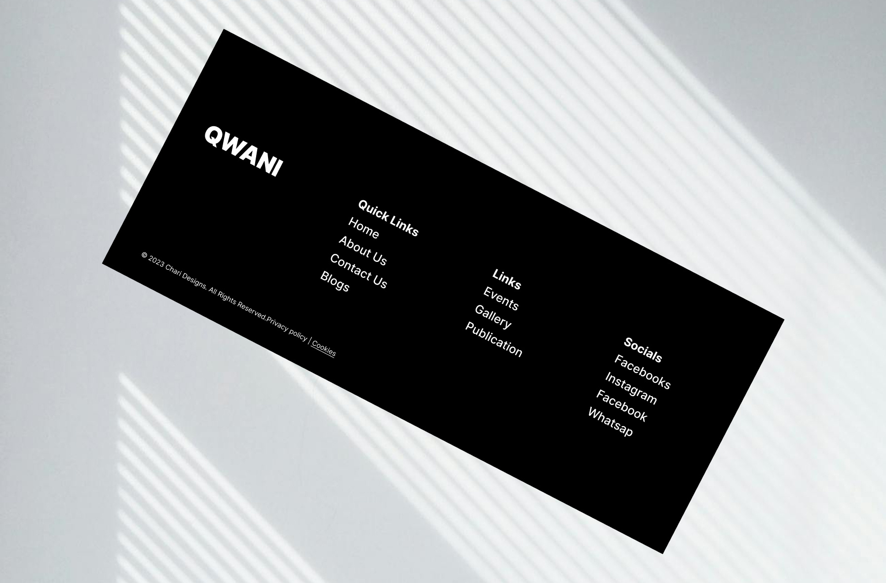 Minimal Footer Design footer minimal