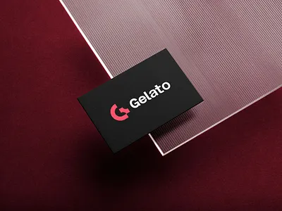 Gelato Brand Logo agency bold connectivity creative digital dynamic geometric identity innocative logo logodesign minimalistic mockup modern rixlab sustainability tech