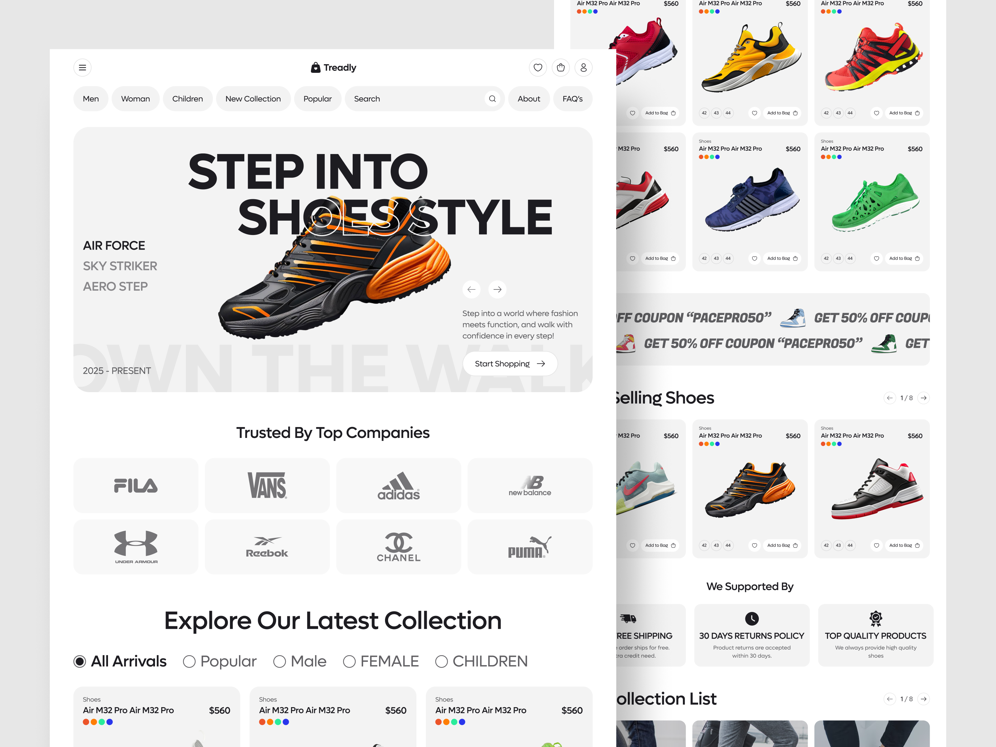 Ecommerce Website Design by Sajibur Rahman on Dribbble