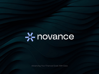 Novance - Logo & Branding brand identity branding design finance financial fintech graphic design logo logo design mockup saas ui ux uxerflow