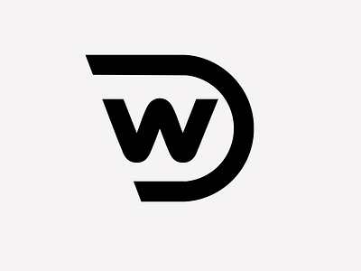 LOGO - WD branding d design dw graphic design icon identity illustration logo marks symbol ui w wd