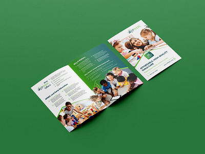 JPNDC Child Care brochure care caregiver childcare design early education education flyer graphic design graphicdesign kindergarden marketing