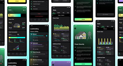 Versofy Home Redesign animation app icon brand identity case study energy management glucode mobile app motion design redesign solar ui ux versofy