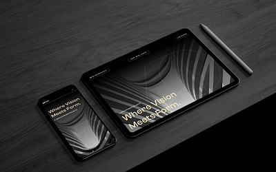 Miller Architects - Responsive Design architecture branding design graphic design logo ui ux vector web design
