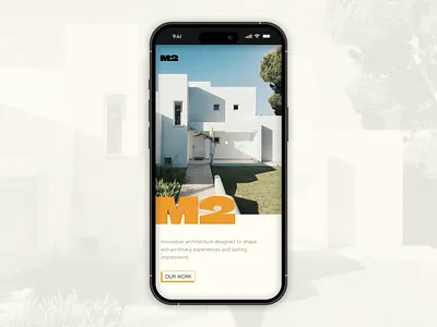M2 Design Studio - Mobile view app architecture branding design graphic design logo ui ux vector web design website