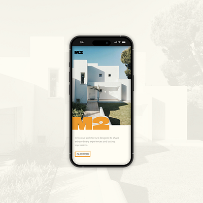 M2 Design Studio - Mobile view app architecture branding design graphic design logo ui ux vector web design website
