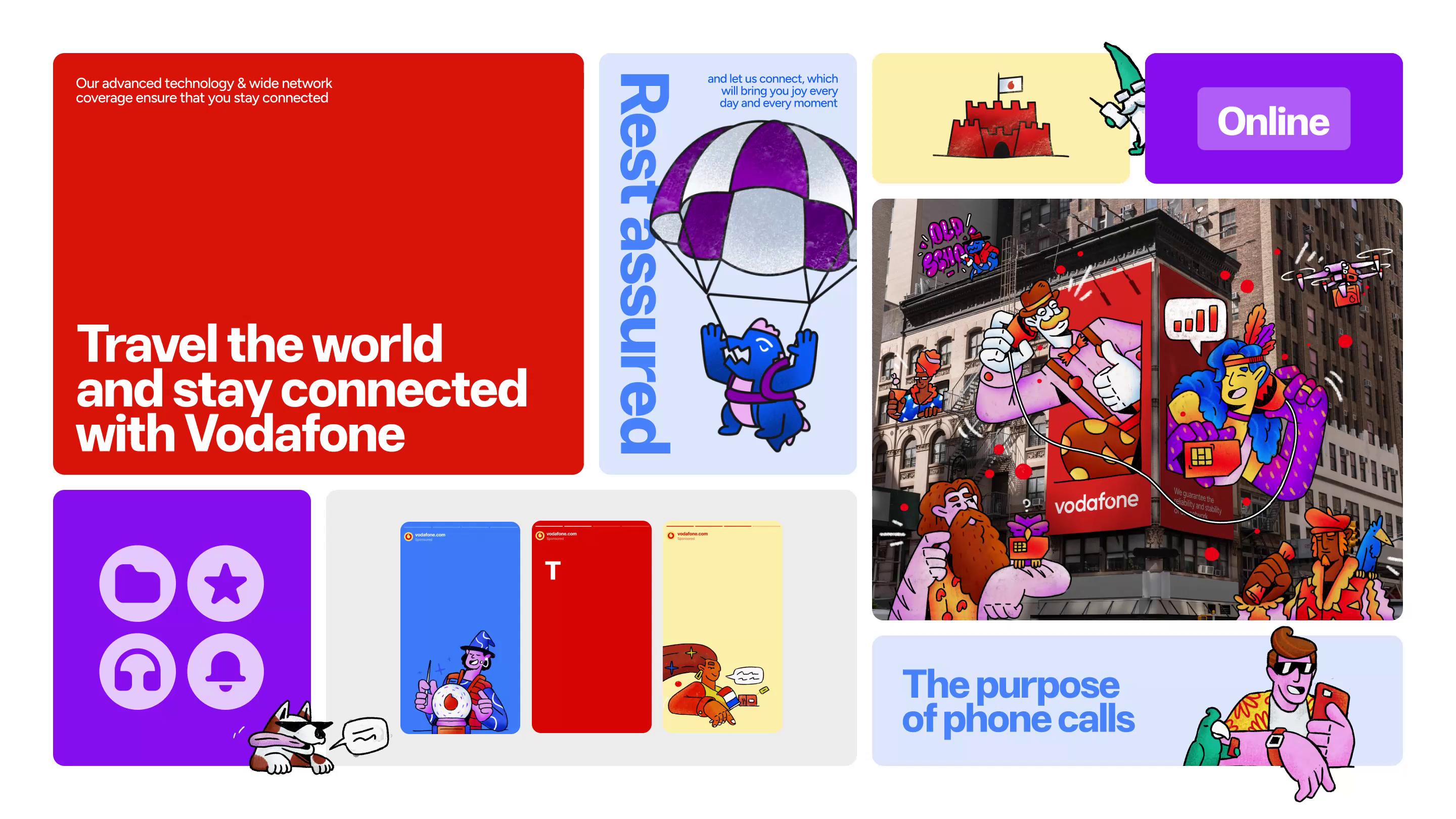 Example of Vodafone: branding