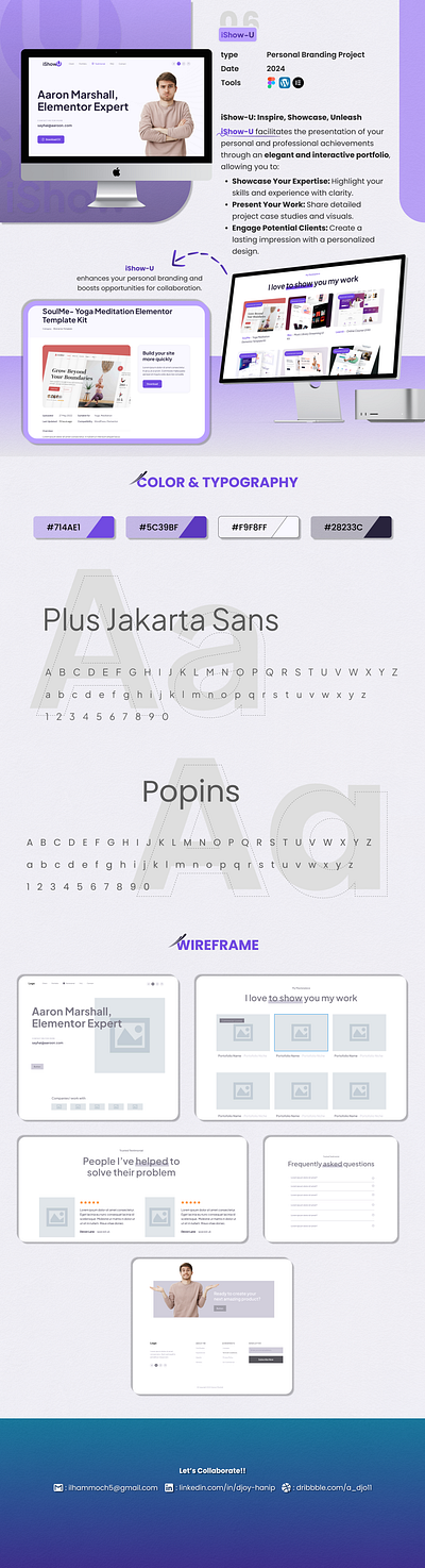 iShow-U (Personal Branding Project) adobe xd desain web figma (software) graphic design mobile design mockups ui usability testing user experience (ux) user experience design (ued) user interface design user interface prototyping