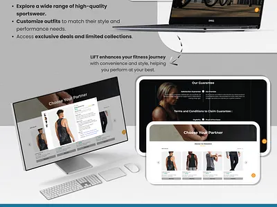 LIFT (Sportwear Retail) adobe xd desain web figma (software) graphic design mobile design mockups ui usability testing user experience (ux) user experience design (ued) user interface design user interface prototyping