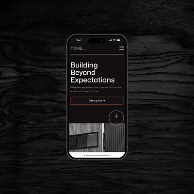 Tone Built - Mobile Run-through animation app architecture branding design graphic design logo motion graphics ui ux vector web web design website