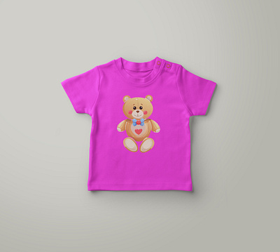 Sweet teddy bear - the perfect cute addition adorable art colorful art customizable design cute illustration digital illustration gift idea handmade gift kids apparel kids fashion mockup design print on demand sweet playful t shirt design teddy bear unisex shirt whimsical design