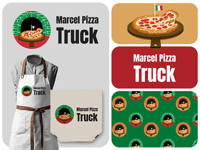 Iconic Pizza Oven Logo for Italian Pizzeria branding design illustration logo