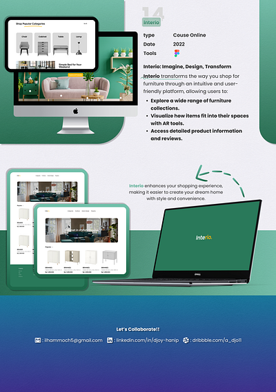 Interio – Your Smart Furniture Shopping Solution 🏡✨ adobe xd desain web figma (software) graphic design mobile design mockups ui usability testing user experience (ux) user experience design (ue user interface design user interface prototyping