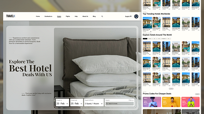 TravelX – A Modern Travel Booking Experience branding design dribbble ecommerce figma graphic design ui ux ui design