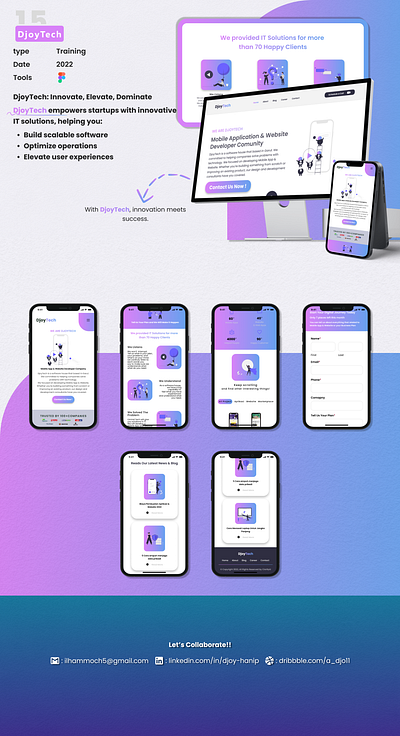 🚀 DjoyTech - Empowering Digital Innovation 💡 adobe xd desain web figma (software) graphic design mobile design mockups ui usability testing user experience (ux) user experience design (ued) user interface design user interface prototyping